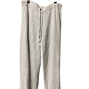 Aerie Waffle Knit Lounge Trousers Drawstring Pants Size Large